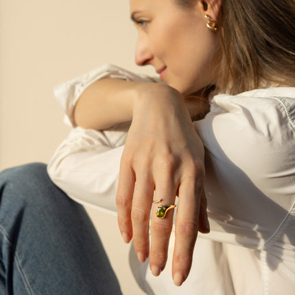 Peridot ring