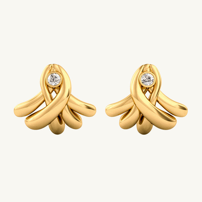 Marina twist earrings