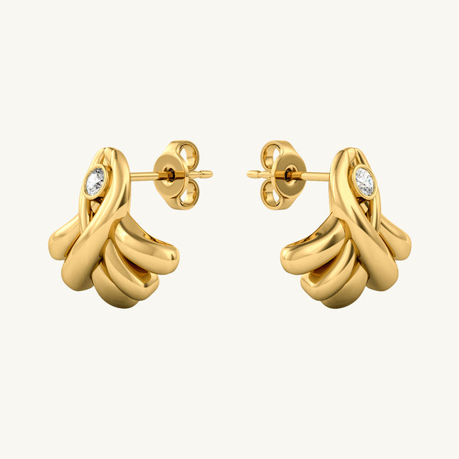 Marina twist earrings