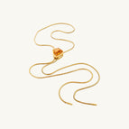 14k yellow gold with citrine